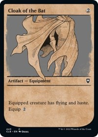 Cloak of the Bat (Showcase) (443) [Commander Legends: Battle for Baldur's Gate]