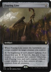 Fraying Line (Extended Art) (597) [Commander Legends: Battle for Baldur's Gate]