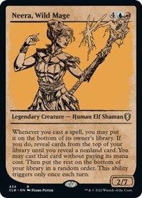 Neera, Wild Mage (Showcase) (434) [Commander Legends: Battle for Baldur's Gate]