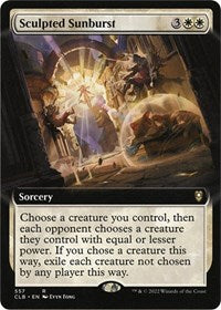 Sculpted Sunburst (Extended Art) (557) [Commander Legends: Battle for Baldur's Gate]