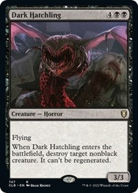 Dark Hatchling (747) [Commander Legends: Battle for Baldur's Gate]