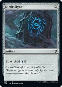 Dimir Signet (857) [Commander Legends: Battle for Baldur's Gate]