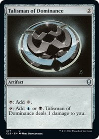 Talisman of Dominance (877) [Commander Legends: Battle for Baldur's Gate]
