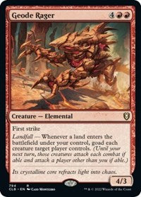 Geode Rager (794) [Commander Legends: Battle for Baldur's Gate]