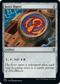 Izzet Signet (863) [Commander Legends: Battle for Baldur's Gate]