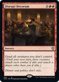 Disrupt Decorum (789) [Commander Legends: Battle for Baldur's Gate]