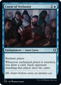 Curse of Verbosity (717) [Commander Legends: Battle for Baldur's Gate]