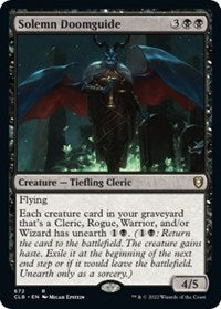 Solemn Doomguide (672) [Commander Legends: Battle for Baldur's Gate]