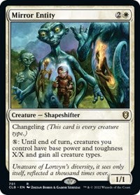 Mirror Entity (701) [Commander Legends: Battle for Baldur's Gate]