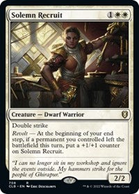 Solemn Recruit (708) [Commander Legends: Battle for Baldur's Gate]