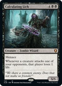 Calculating Lich (742) [Commander Legends: Battle for Baldur's Gate]