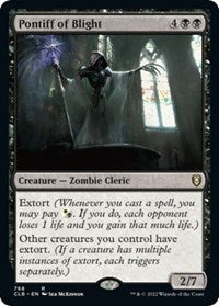 Pontiff of Blight (768) [Commander Legends: Battle for Baldur's Gate]