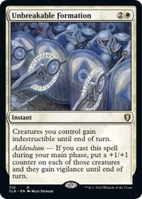 Unbreakable Formation (710) [Commander Legends: Battle for Baldur's Gate]