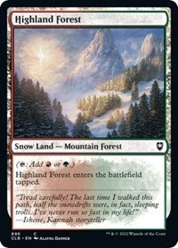 Highland Forest (896) [Commander Legends: Battle for Baldur's Gate]
