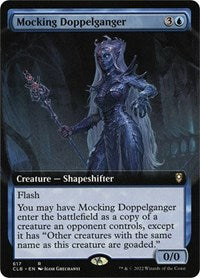 Mocking Doppelganger (Extended Art) (617) [Commander Legends: Battle for Baldur's Gate]