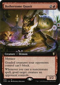 Bothersome Quasit (Extended Art) (628) [Commander Legends: Battle for Baldur's Gate]