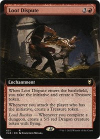 Loot Dispute (Extended Art) (631) [Commander Legends: Battle for Baldur's Gate]