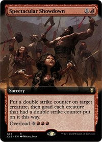 Spectacular Showdown (Extended Art) (634) [Commander Legends: Battle for Baldur's Gate]