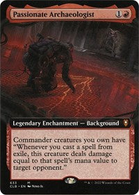 Passionate Archaeologist (Extended Art) (633) [Commander Legends: Battle for Baldur's Gate]
