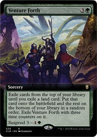 Venture Forth (Extended Art) (639) [Commander Legends: Battle for Baldur's Gate]