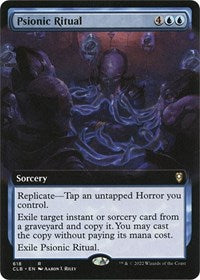 Psionic Ritual (Extended Art) (618) [Commander Legends: Battle for Baldur's Gate]