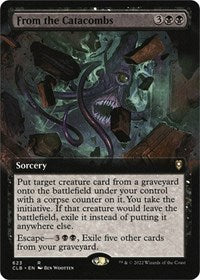 From the Catacombs (Extended Art) (623) [Commander Legends: Battle for Baldur's Gate]