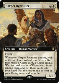 Harper Recruiter (Extended Art) (609) [Commander Legends: Battle for Baldur's Gate]