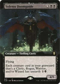 Solemn Doomguide (Extended Art) (625) [Commander Legends: Battle for Baldur's Gate]