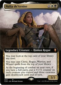 Nalia de'Arnise (Extended Art) (643) [Commander Legends: Battle for Baldur's Gate]