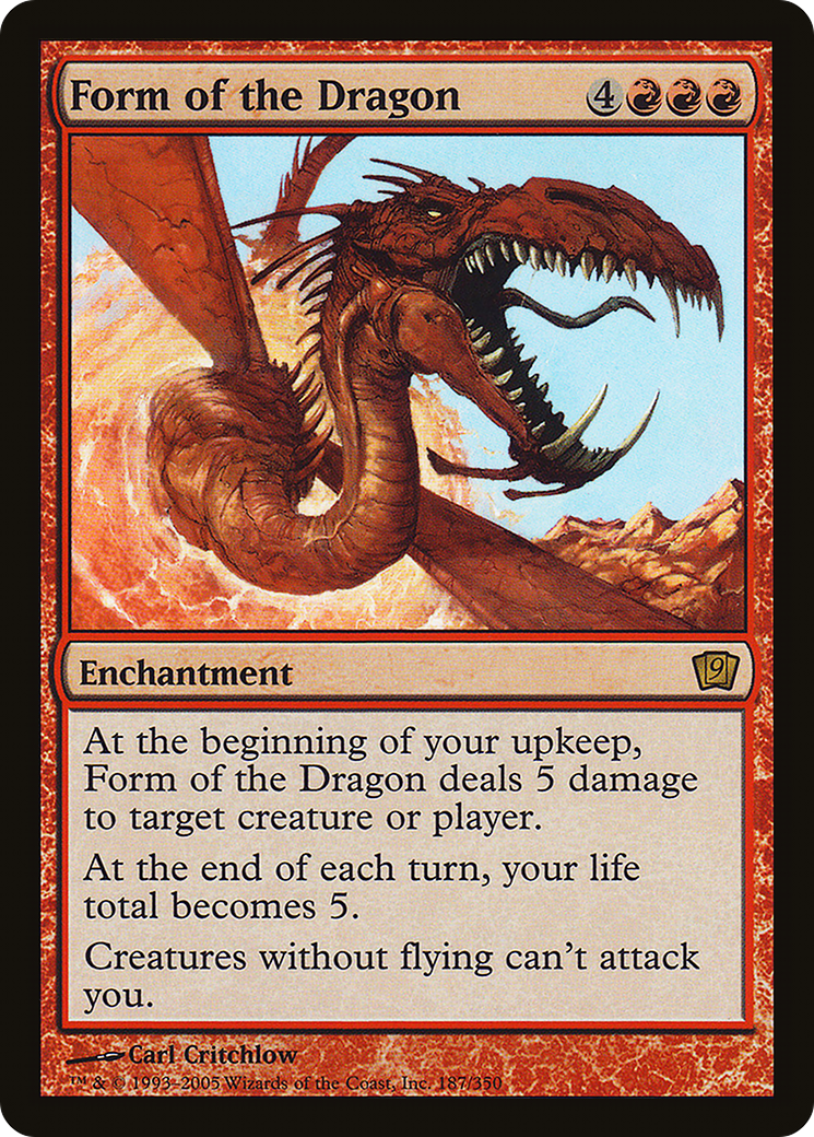 Form of the Dragon (9ED-187★) - 9th Edition