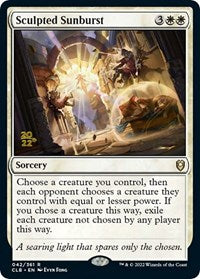 Sculpted Sunburst (42) [Prerelease Cards]