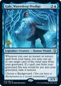 Gale, Waterdeep Prodigy (72) [Prerelease Cards]