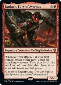 Karlach, Fury of Avernus (186) [Prerelease Cards]