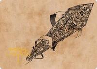Stonespeaker Crystal Art Card (Gold-Stamped Signature) (81) [Art Series: Commander Legends: Battle for Baldur's Gate]
