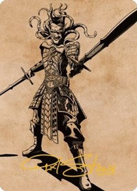 Zevlor, Elturel Exile Art Card (78/81) (Gold-Stamped Signature) (78) [Art Series: Commander Legends: Battle for Baldur's Gate]