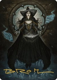 Tasha, the Witch Queen Art Card (76/81) (Gold-Stamped Signature) (76) [Art Series: Commander Legends: Battle for Baldur's Gate]