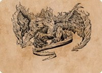 Miirym, Sentinel Wyrm Art Card (71) [Art Series: Commander Legends: Battle for Baldur's Gate]
