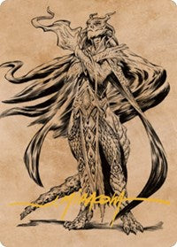 Lozhan, Dragons' Legacy Art Card (Gold-Stamped Signature) (69) [Art Series: Commander Legends: Battle for Baldur's Gate]