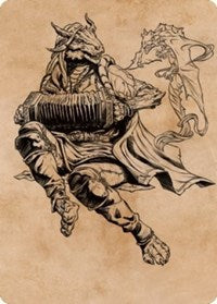 Korlessa, Scale Singer Art Card (68) [Art Series: Commander Legends: Battle for Baldur's Gate]