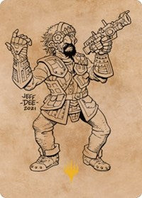 Jan Jansen, Chaos Crafter Art Card (Gold-Stamped) (66) [Art Series: Commander Legends: Battle for Baldur's Gate]