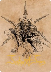 Bhaal, Lord of Murder Art Card (Gold-Stamped Signature) (63) [Art Series: Commander Legends: Battle for Baldur's Gate]