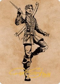 Astarion, the Decadent Art Card (Gold-Stamped Signature) (62) [Art Series: Commander Legends: Battle for Baldur's Gate]