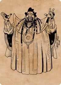 Alaundo the Seer Art Card (61) [Art Series: Commander Legends: Battle for Baldur's Gate]