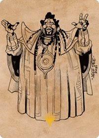 Alaundo the Seer Art Card (Gold-Stamped) (61) [Art Series: Commander Legends: Battle for Baldur's Gate]