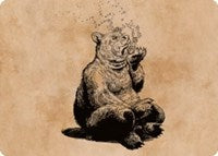 Wilson, Refined Grizzly Art Card (60) [Art Series: Commander Legends: Battle for Baldur's Gate]