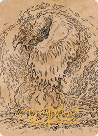 Nemesis Phoenix Art Card (Gold-Stamped Signature) (56) [Art Series: Commander Legends: Battle for Baldur's Gate]