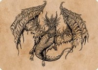 Ganax, Astral Hunter Art Card (53) [Art Series: Commander Legends: Battle for Baldur's Gate]