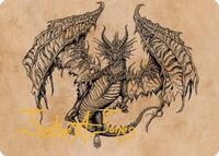 Ganax, Astral Hunter Art Card (Gold-Stamped Signature) (53) [Art Series: Commander Legends: Battle for Baldur's Gate]