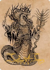 Sivriss, Nightmare Speaker Art Card (51/81) (Gold-Stamped Signature) (51) [Art Series: Commander Legends: Battle for Baldur's Gate]