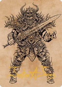 Sarevok, Deathbringer Art Card (Gold-Stamped Signature) (50) [Art Series: Commander Legends: Battle for Baldur's Gate]